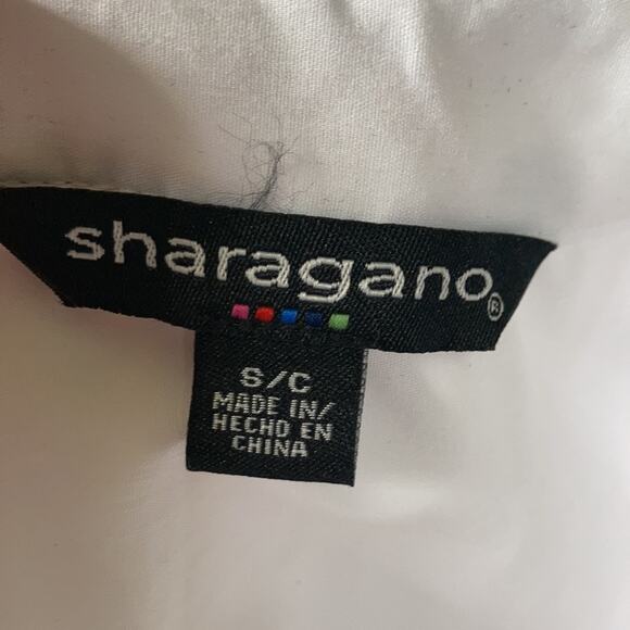 Sharagano White Cold Shoulder Buttondown, Size S - Picture 5 of 6